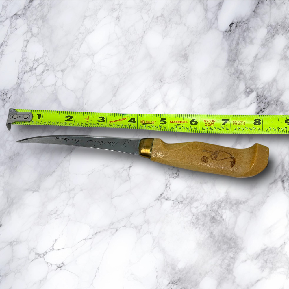 Vintage J. Marttiini Rapala 8" Stainless Steel Boning Fish Fillet Knife Finland - Picture 6 of 6